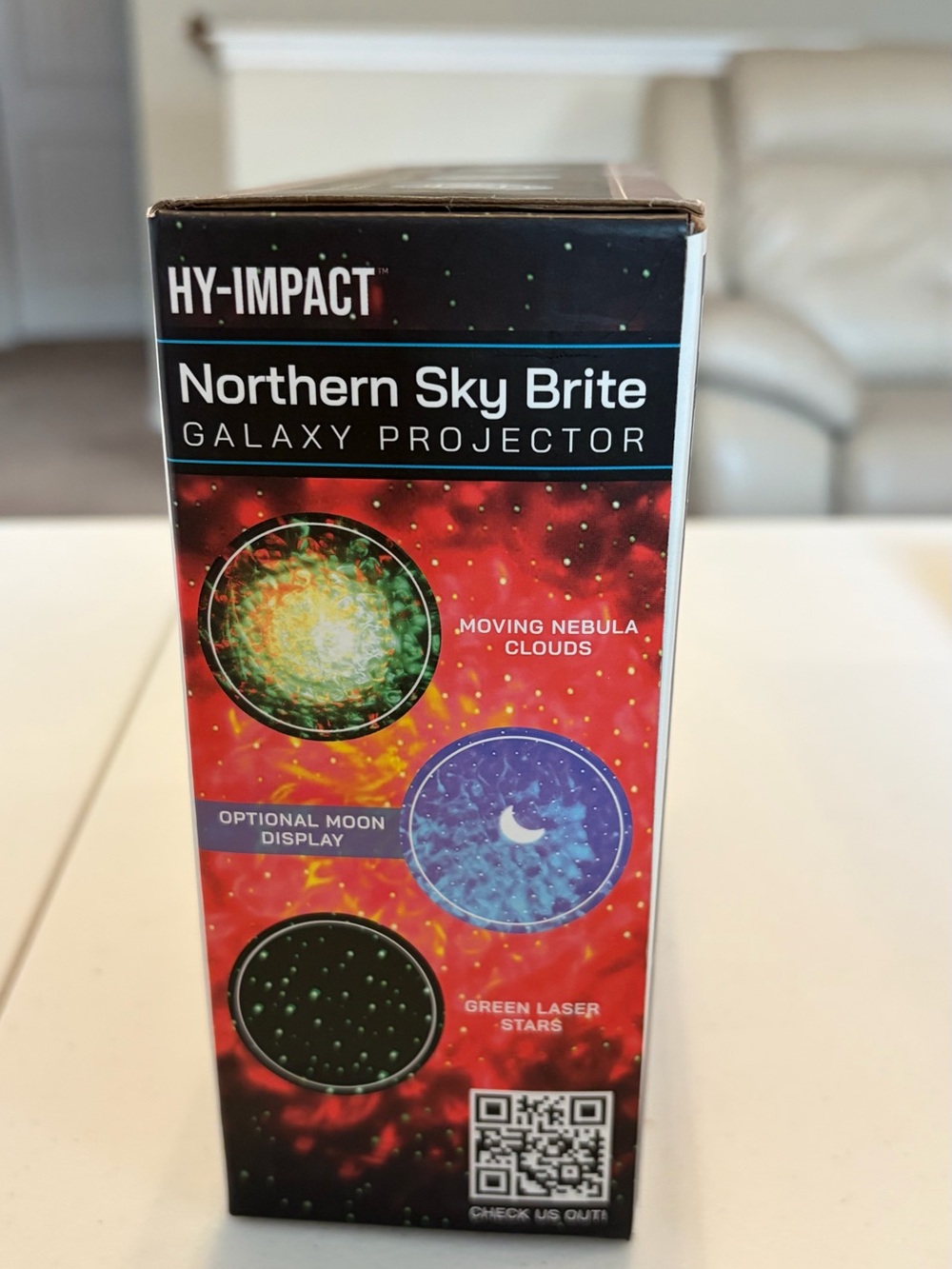 HY-IMPACT Northern Sky Brite Galaxy Projector – New In Box . - Picture 5 of 6